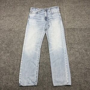 Gap Mens Straight Ultrasoft Denim Jeans Light Wash 32x32 S/737668-00